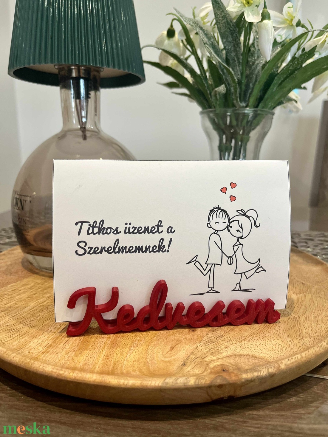 Egyedi fényképtartó felirattal - otthon & életmód - dekoráció - fali és függő dekoráció - felirat - Meska.hu