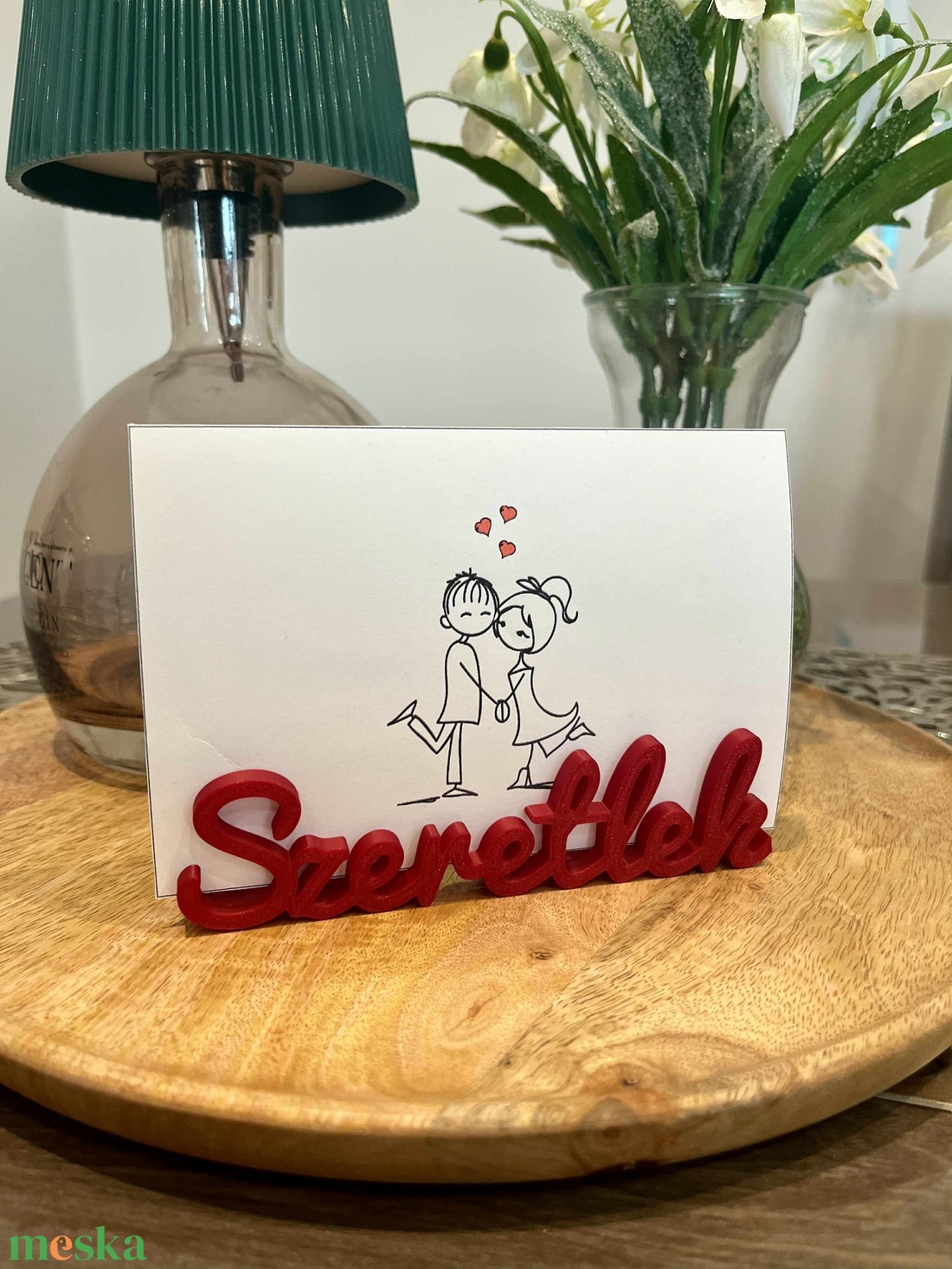 Egyedi fényképtartó felirattal - otthon & életmód - dekoráció - fali és függő dekoráció - felirat - Meska.hu