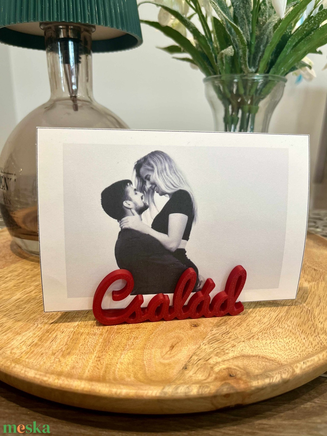 Egyedi fényképtartó felirattal - otthon & életmód - dekoráció - fali és függő dekoráció - felirat - Meska.hu