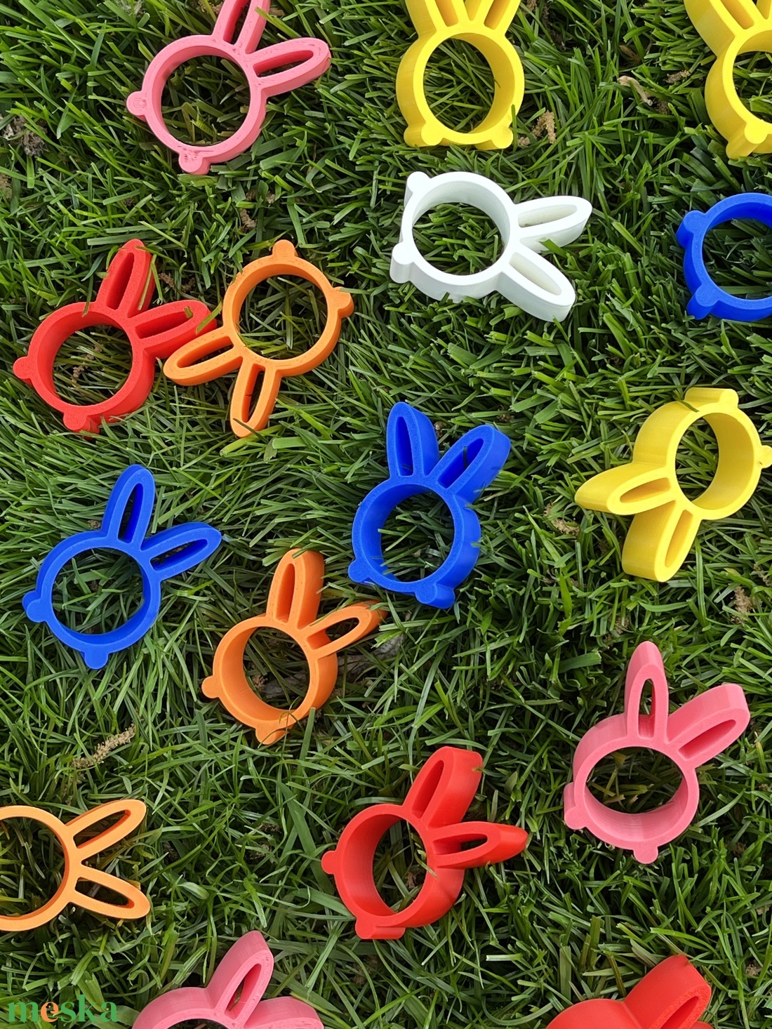 Húsvéti szalvétagyűrű - Nyuszi - otthon & életmód - konyhafelszerelés, tálalás - tálalás - szalvétatartó, szalvétagyűrű - Meska.hu