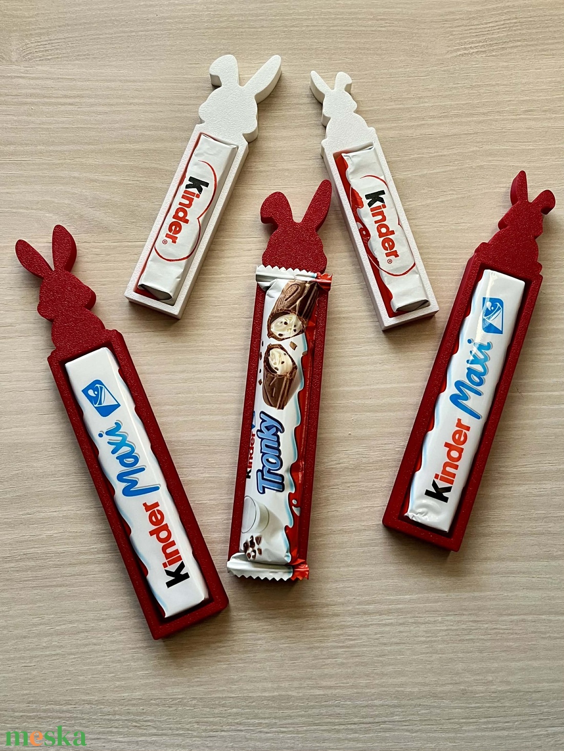 Húsvéti csokoládé tartó - Nyuszi - ünnepi díszek, dekorációk - húsvéti díszek és dekorációk - húsvéti ajándékátadó - Meska.hu