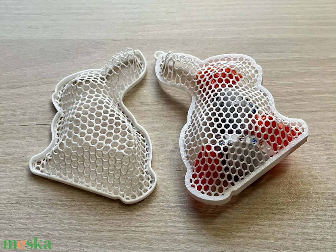 Hálómintás csokoládé tartó - Nyuszi - ünnepi díszek, dekorációk - húsvéti díszek és dekorációk - húsvéti ajándékátadó - Meska.hu