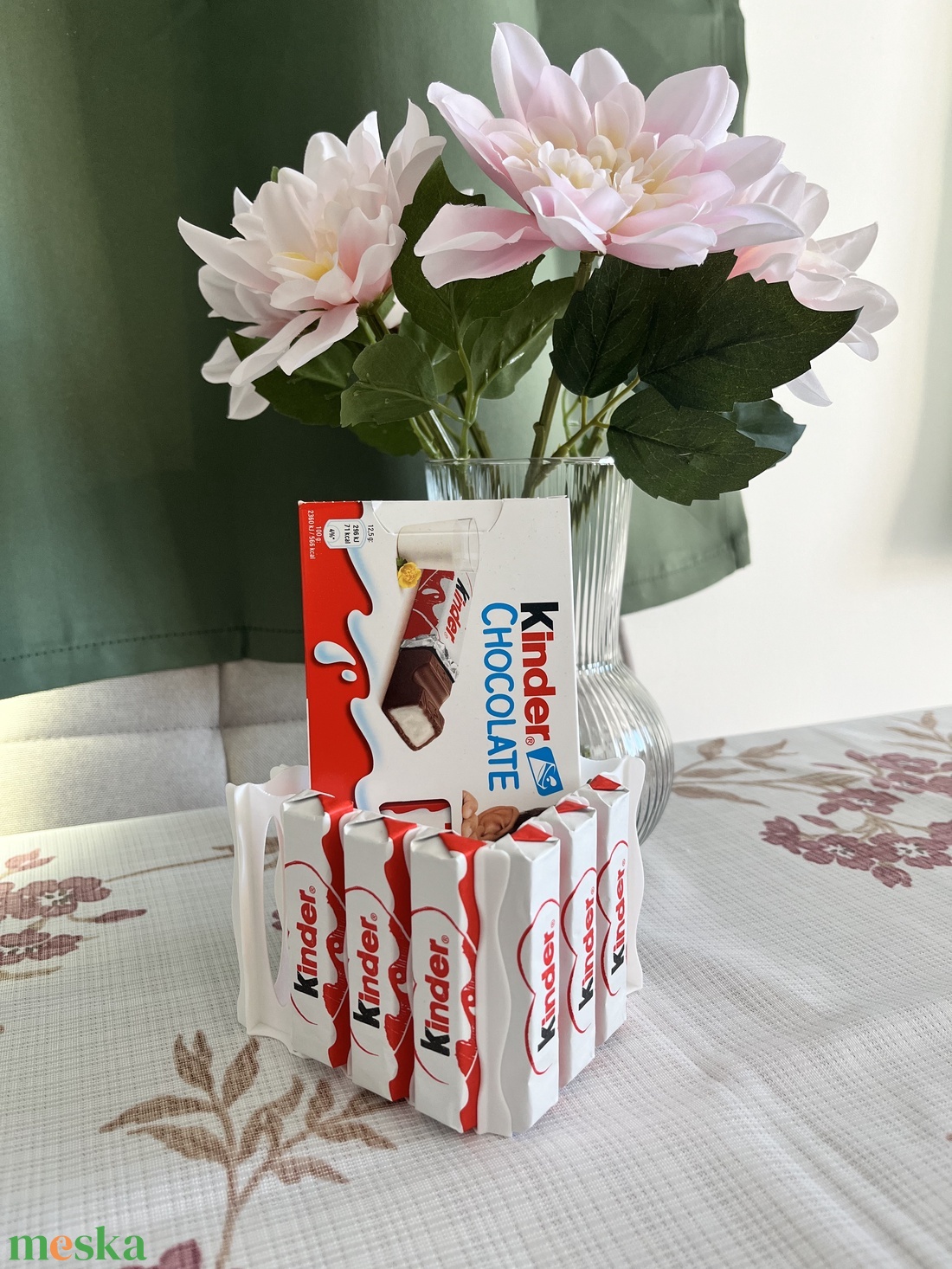 Csokitartó ajándékBOX - kocka - otthon & életmód - dekoráció - asztal és polc dekoráció - díszdoboz - Meska.hu