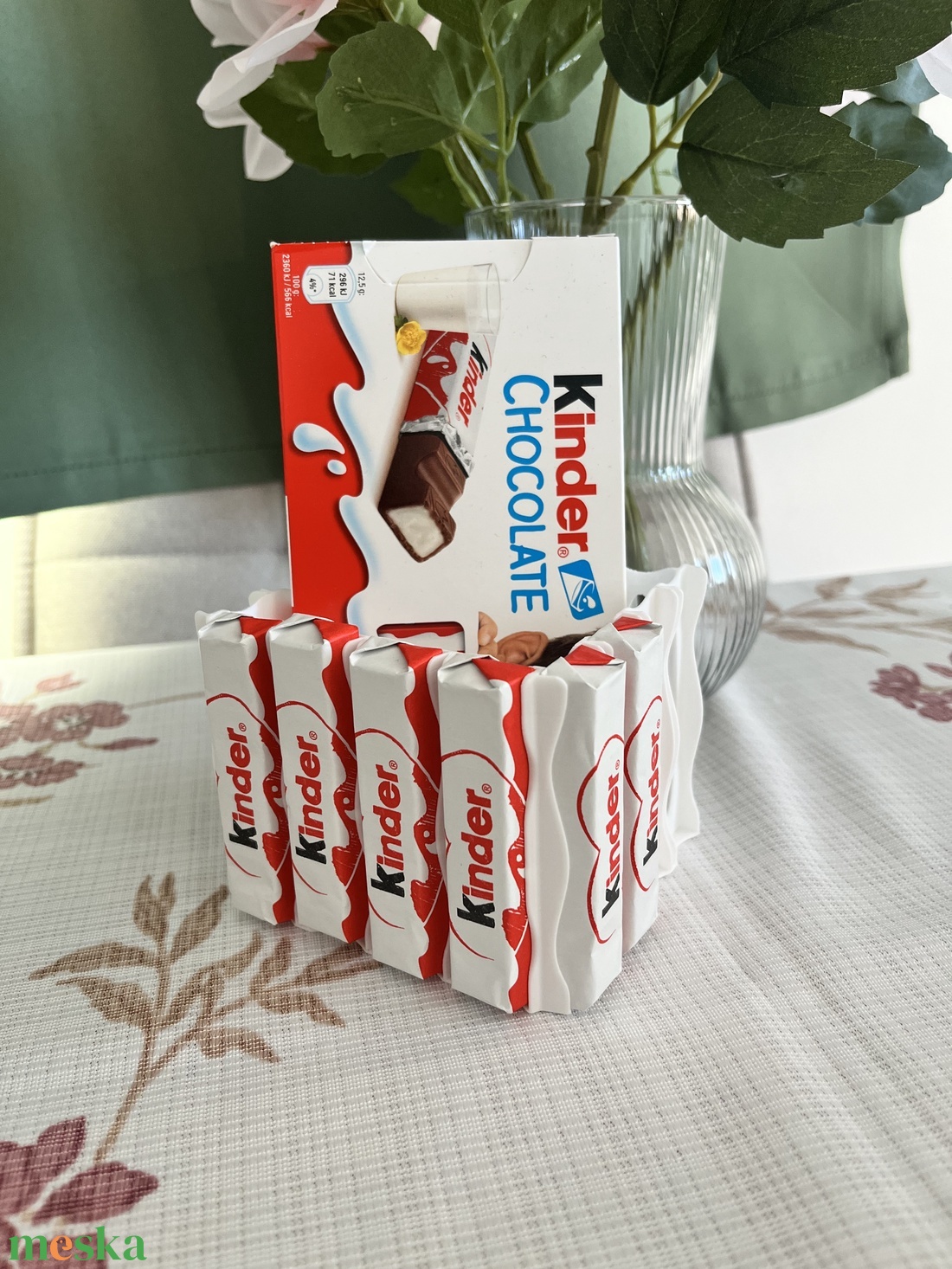 Csokitartó ajándékBOX - kocka - otthon & életmód - dekoráció - asztal és polc dekoráció - díszdoboz - Meska.hu