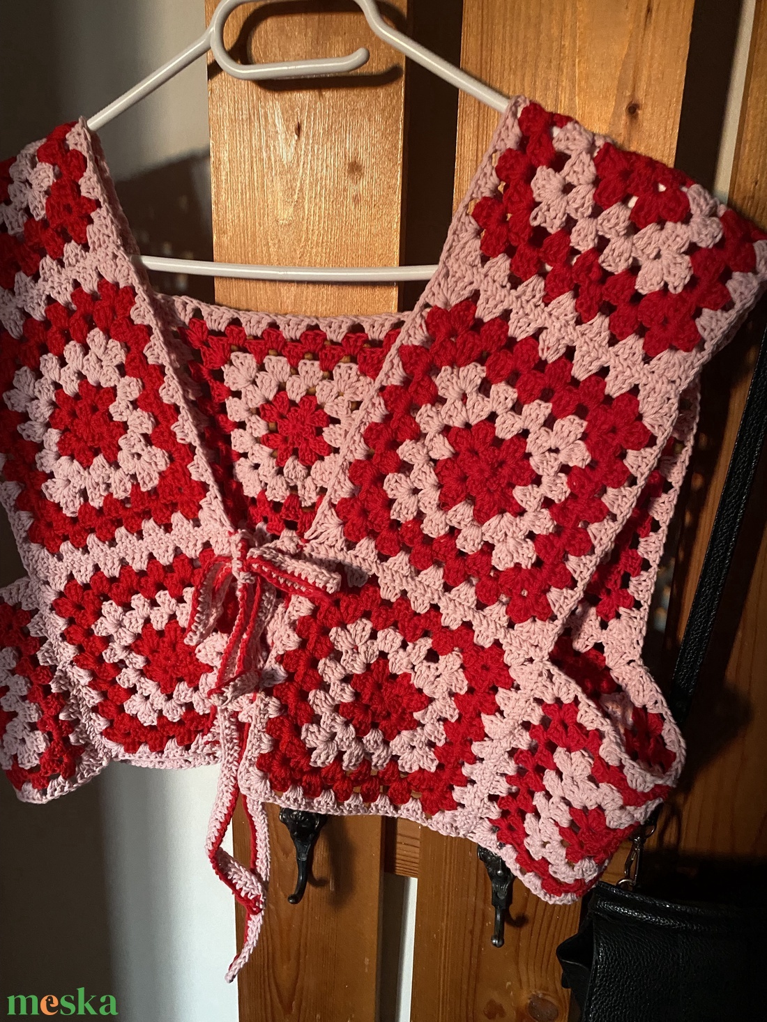 Granny square mellény - ruha & divat - női ruha - mellény - Meska.hu