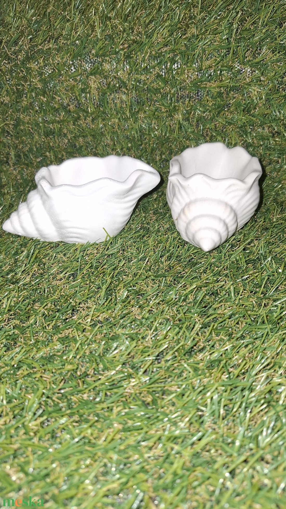 Festhető gipsz figura - kagyló - diy (csináld magad) - egységcsomag - Meska.hu