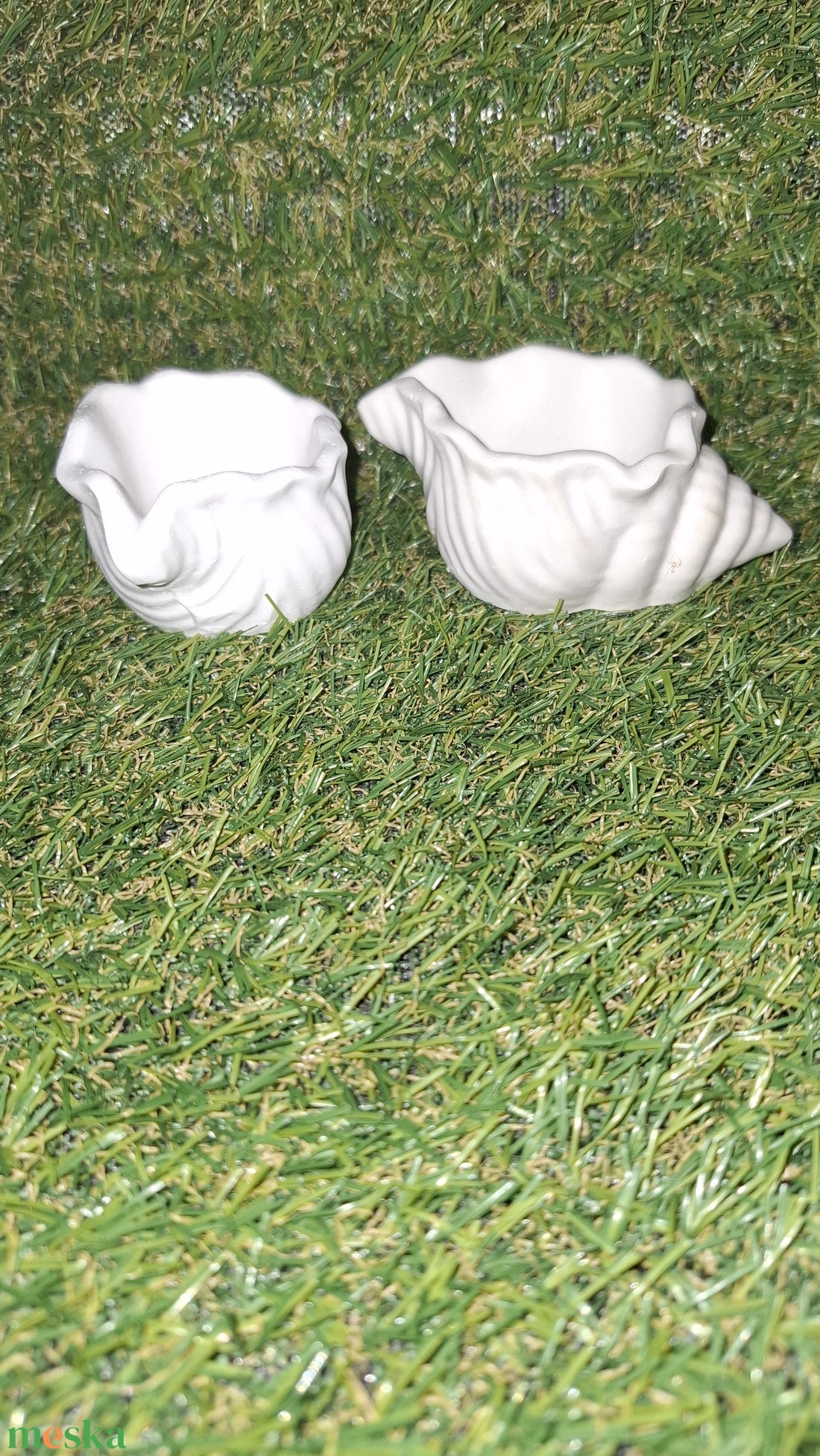 Festhető gipsz figura - kagyló - diy (csináld magad) - egységcsomag - Meska.hu