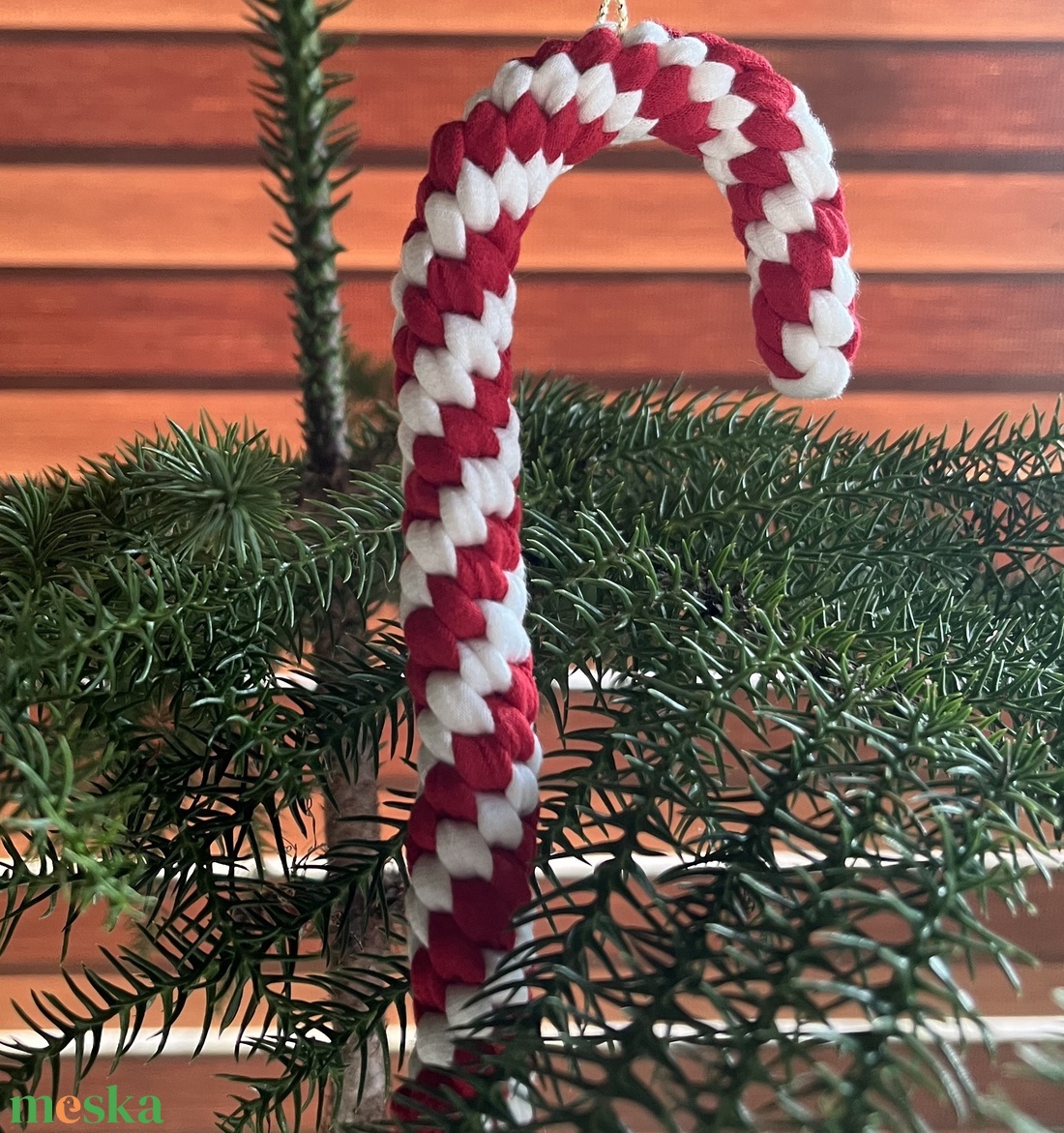 Candy cane / cukorbot - karácsony - karácsonyi lakásdekoráció - karácsonyfadíszek - Meska.hu