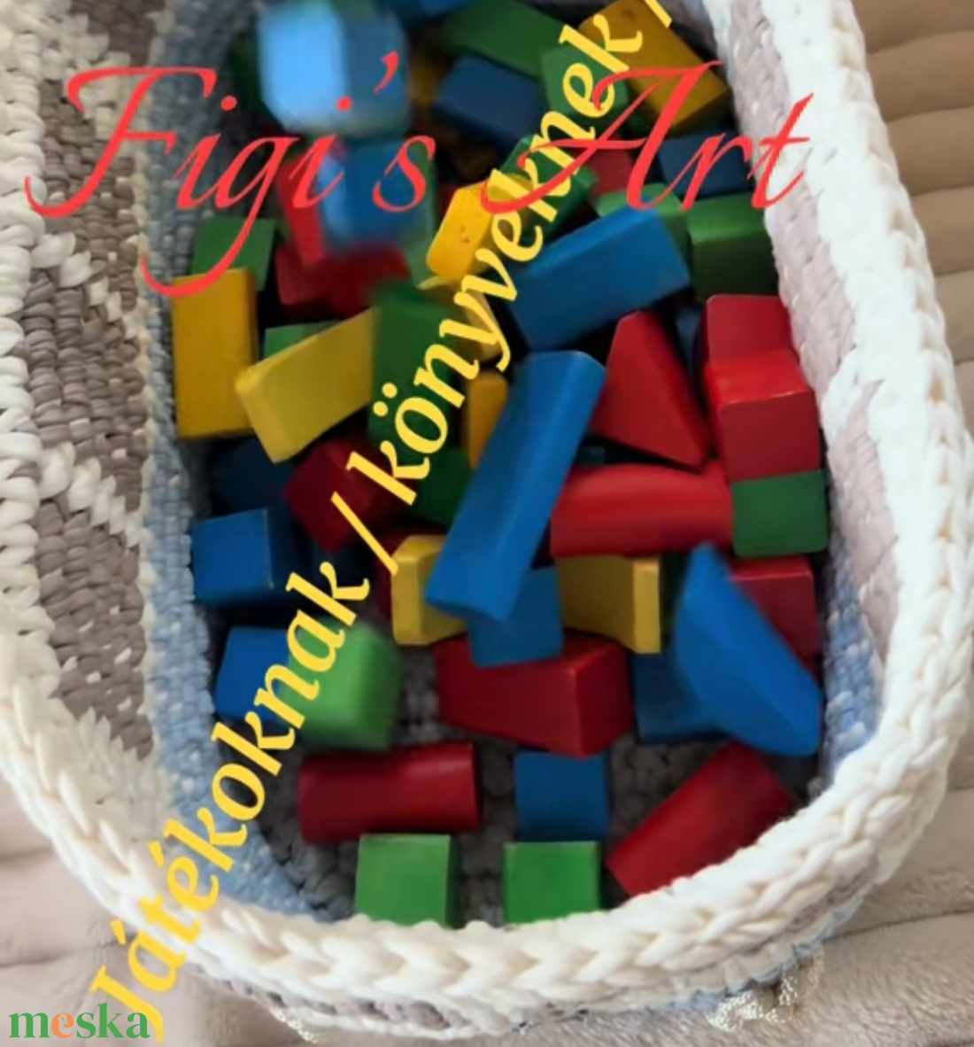 Horgolt VW kisbusz játéktároló � kézműves gyerekszoba tároló kosár - otthon & életmód - tárolás & rendszerezés - tárolókosár - Meska.hu