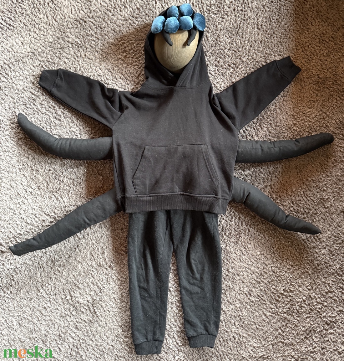 Pók jelmez gyerekeknek � kézzel készült, egyedi darab (122-es méret) - ruha & divat - jelmez & álarc - jelmez - Meska.hu