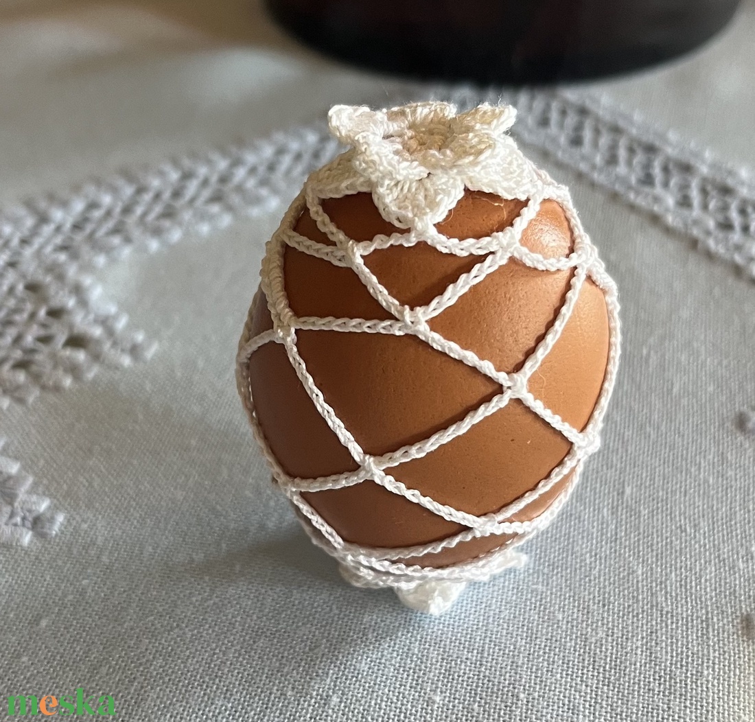 MINTA leírás - Horgolt csipke tojásdísz minta PDF � virágos húsvéti dekoráció, lépésről lépésre - diy (csináld magad) - szabásminta, útmutató - horgolási minta - Meska.hu