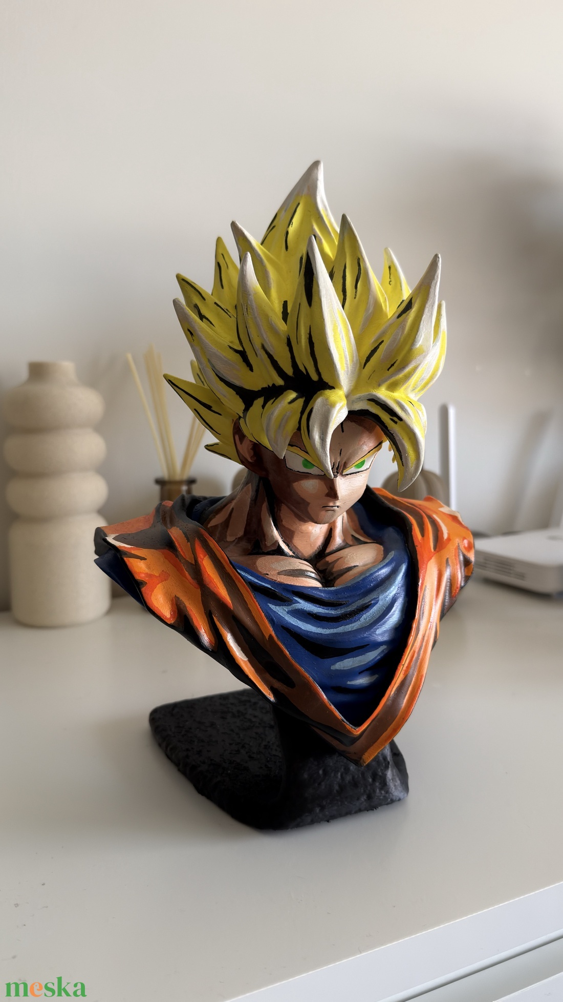 Dragon Ball Goku mellszobor - otthon & életmód - dekoráció - dekoratív figurák és szobrok - Meska.hu