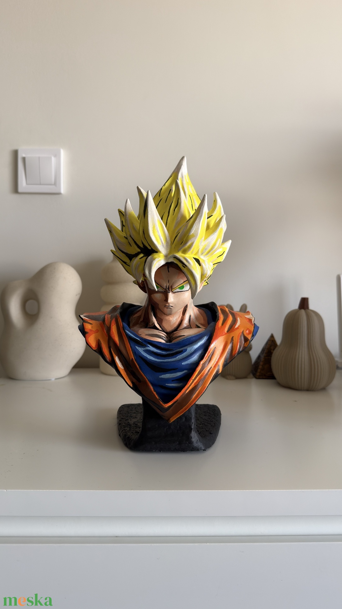 Dragon Ball Goku mellszobor - otthon & életmód - dekoráció - dekoratív figurák és szobrok - Meska.hu