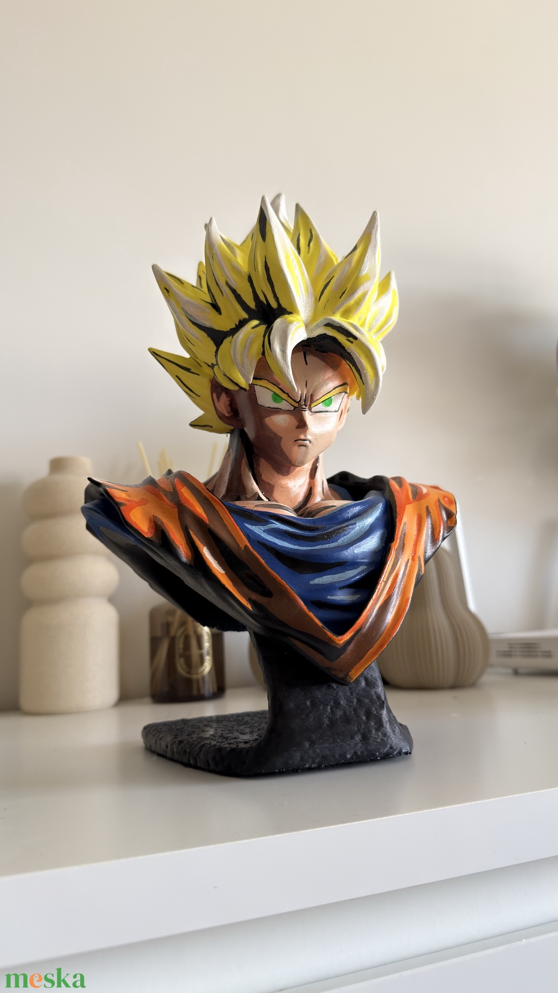 Dragon Ball Goku mellszobor - otthon & életmód - dekoráció - dekoratív figurák és szobrok - Meska.hu