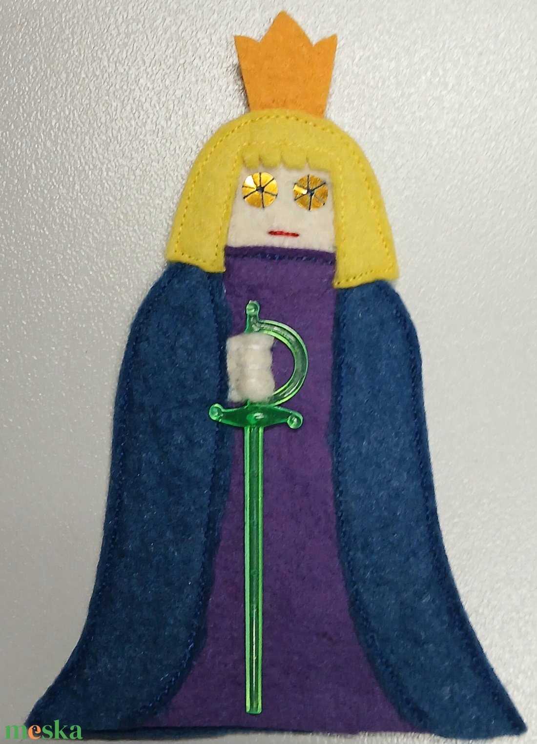 ujjbáb királyfi - játék & sport - bábok - ujjbáb - Meska.hu