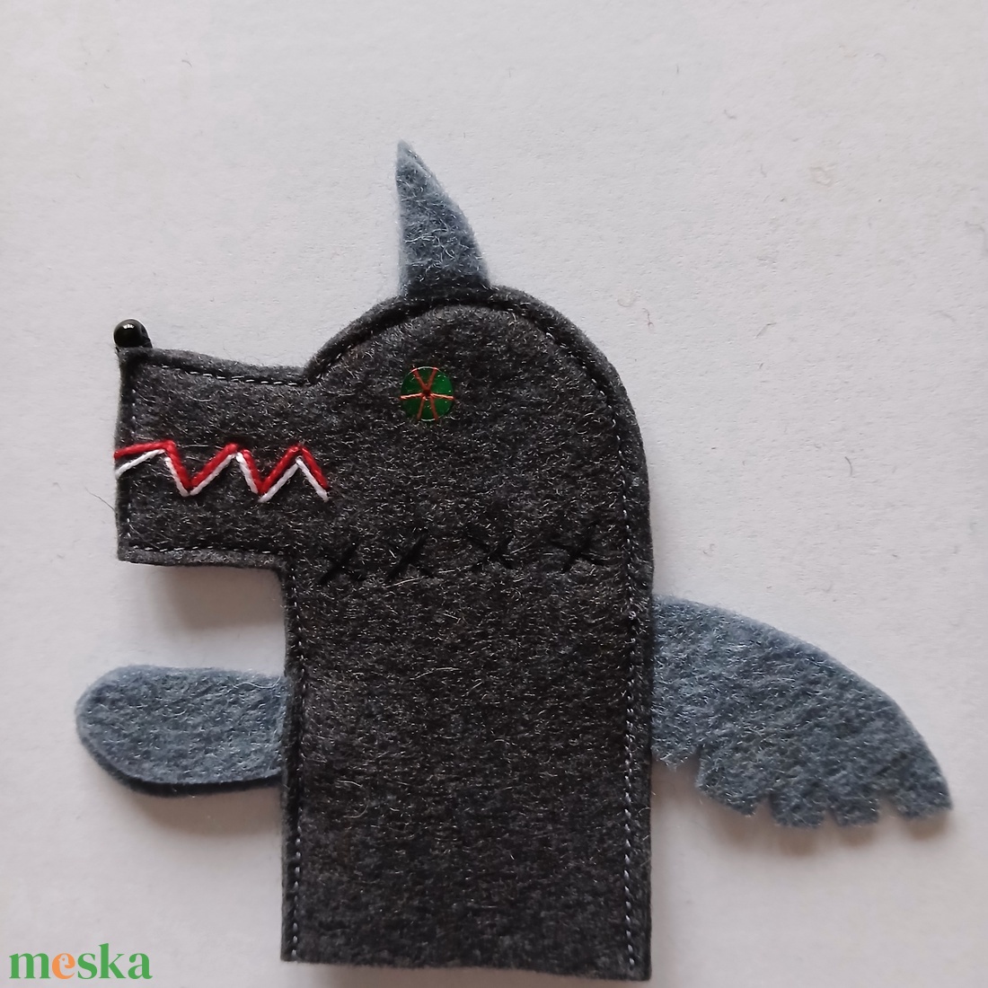 ujjbábok:  A három kismalac és a farkas - játék & sport - bábok - ujjbáb - Meska.hu