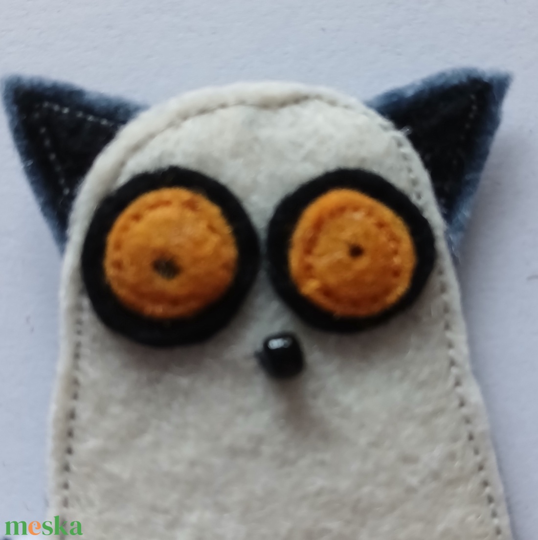 ujjbáb gyűrűsfarkú maki  - játék & sport - bábok - ujjbáb - Meska.hu