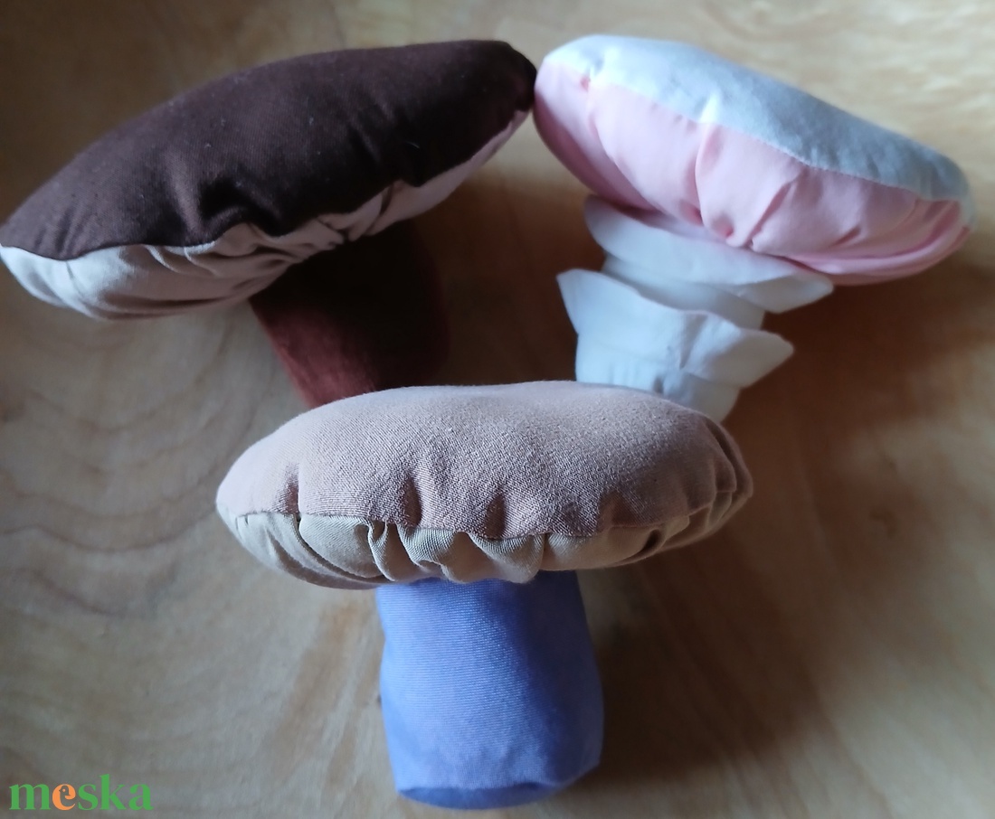 Textil gombák - játék & sport - gyerekkonyha - játék gyümölcsök és zöldségek - Meska.hu