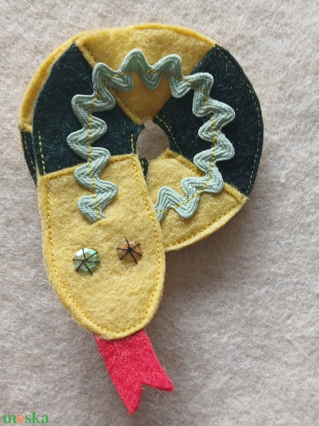 ujjbáb kígyó - játék & sport - bábok - ujjbáb - Meska.hu