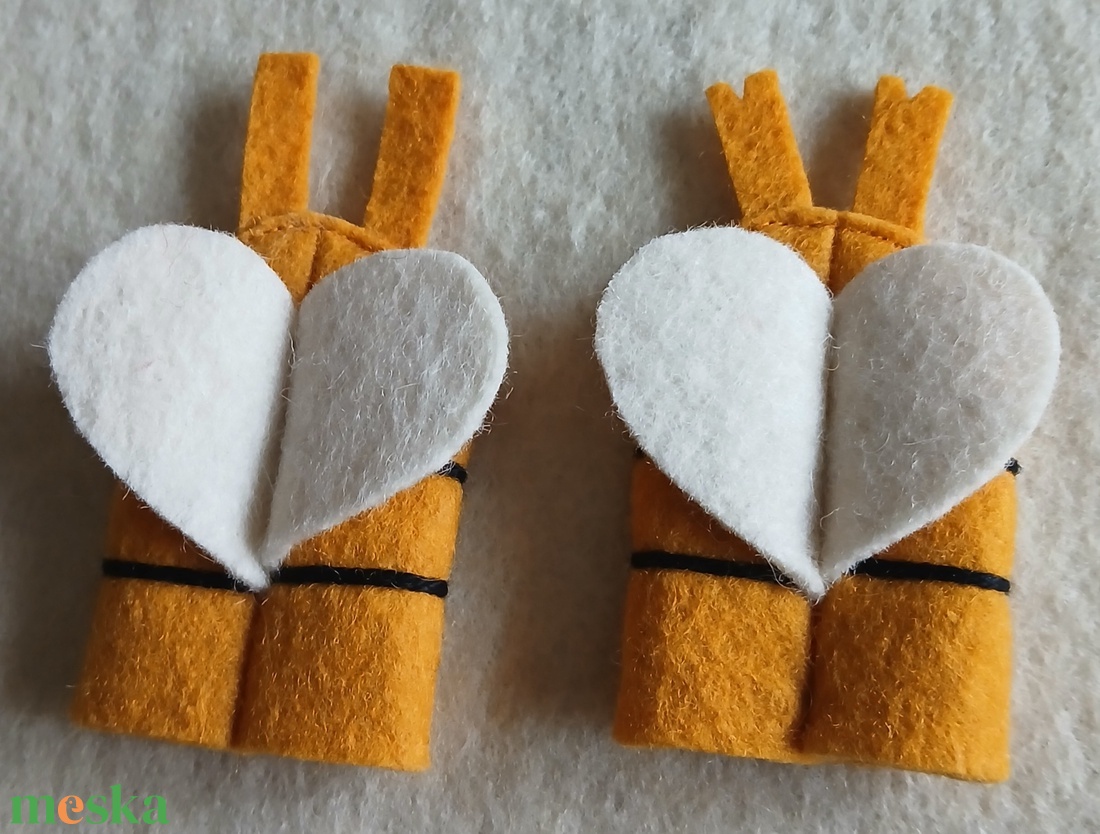 2 db ujjbáb méhecske - játék & sport - bábok - ujjbáb - Meska.hu