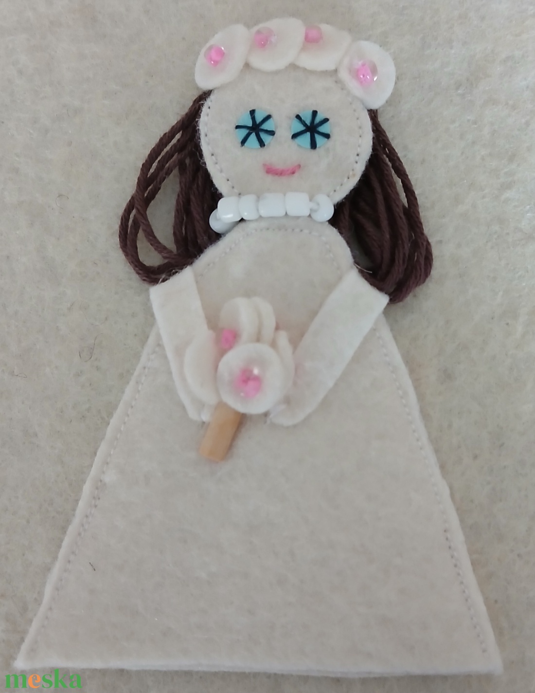 Ujjbábok Menyasszony Vőlegény - játék & sport - bábok - ujjbáb - Meska.hu