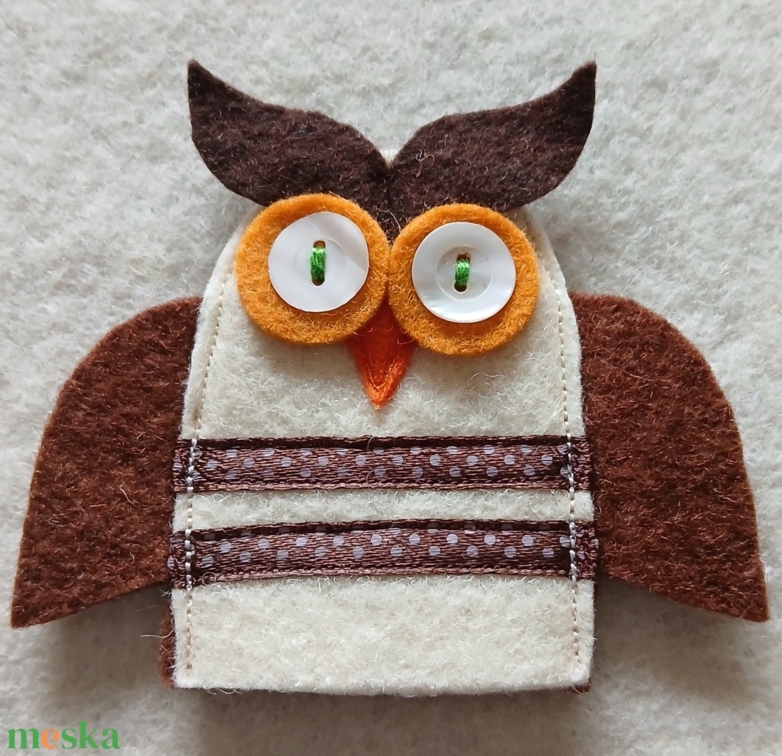 ujjbáb Bagoly - játék & sport - bábok - ujjbáb - Meska.hu