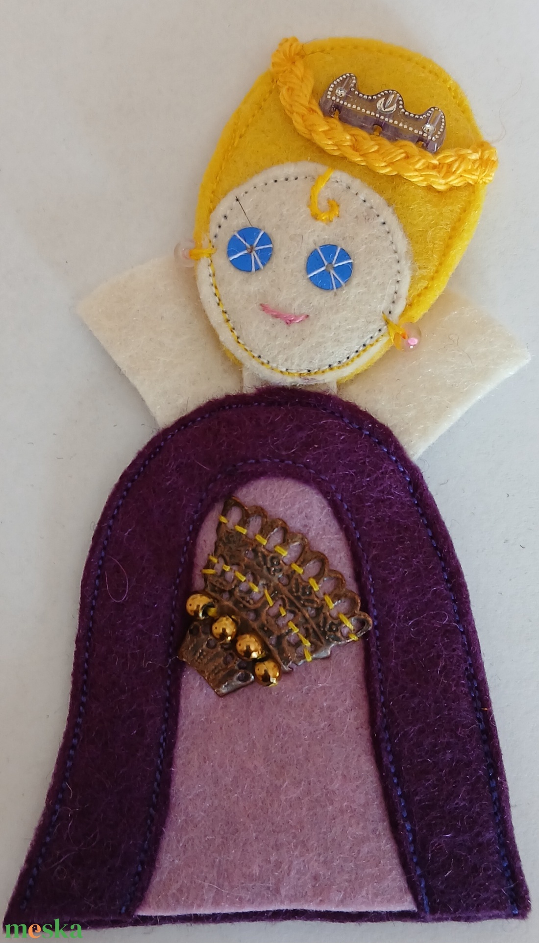 ujjbábok  Királynő és király - játék & sport - bábok - ujjbáb - Meska.hu