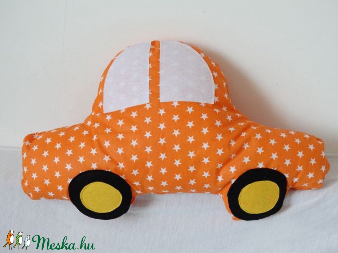 Autó formájú párna - Autós díszpárna - Autó párna - Textiljáték - Textilfigura -  - Meska.hu
