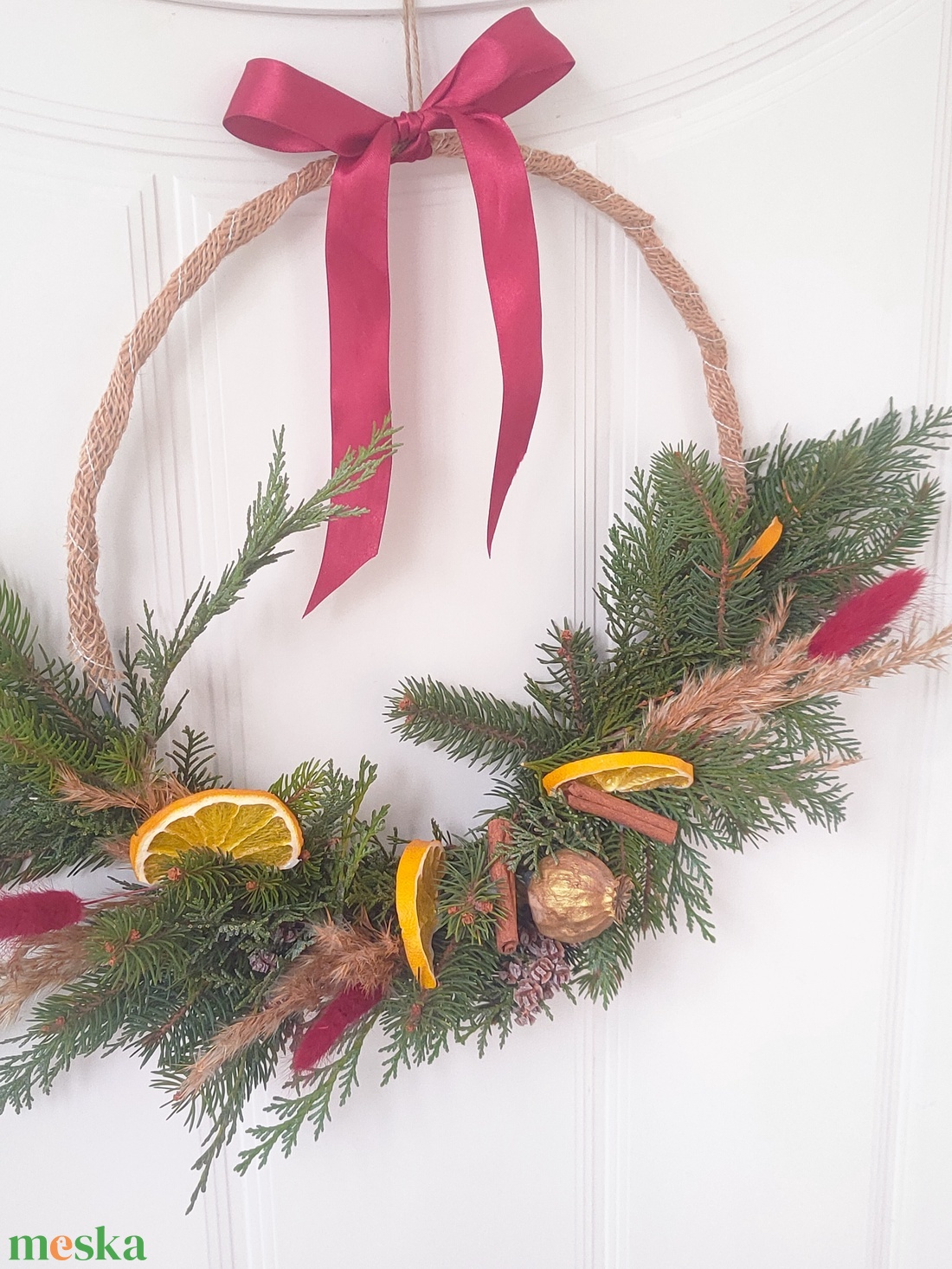 Adventi kopogtató élő fenyő, tuja felhasználásával - karácsonyi koszorú élő növénnyel - Ajtódísz termésekkel - natúr - karácsony - adventi díszek - adventi ajtódísz - Meska.hu Adventi kopogtató élő fenyő, tuja felhasználásával - karácsonyi koszorú élő növénnyel - Ajtódísz termésekkel - natúr - karácsony - adventi díszek - adventi ajtódísz - Meska.hu