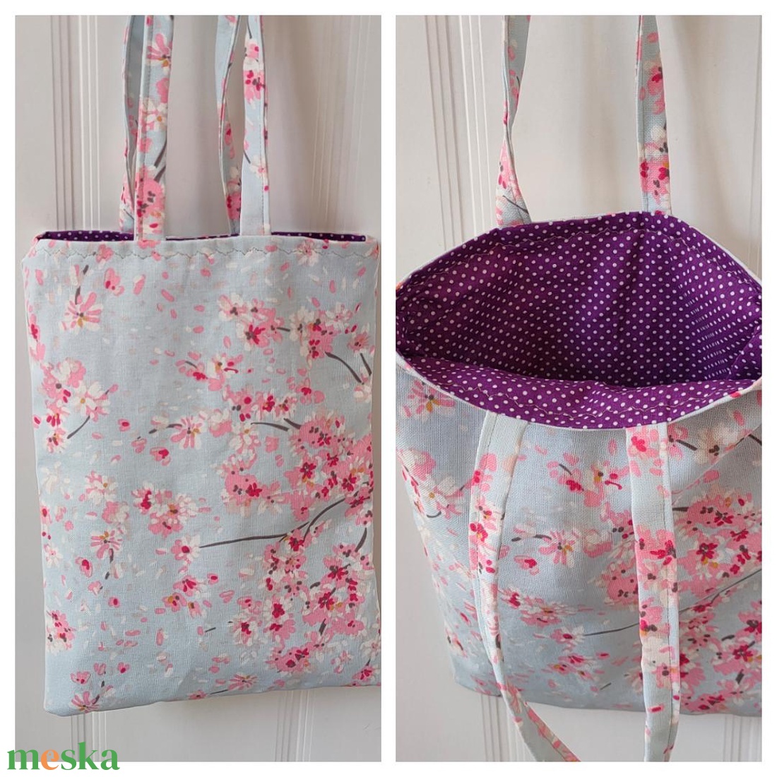 Cseresznyevirágos Shopper - Bevásárló táska - cseresznye virágos vászontáska - Ökotáska - Textil táska - tote bag - táska & tok - bevásárlás & shopper táska - shopper, textiltáska, szatyor - Meska.hu Cseresznyevirágos Shopper - Bevásárló táska - cseresznye virágos vászontáska - Ökotáska - Textil táska - tote bag - táska & tok - bevásárlás & shopper táska - shopper, textiltáska, szatyor - Meska.hu
