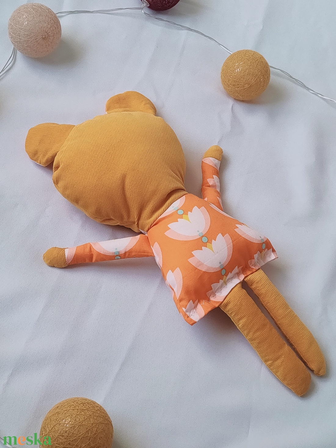 Mackó - Maci virágos ruhában - puha játék állat - sárga kordbársony maci - játék mackó - játék & sport - plüssállat & játékfigura - maci - Meska.hu Mackó - Maci virágos ruhában - puha játék állat - sárga kordbársony maci - játék mackó - játék & sport - plüssállat & játékfigura - maci - Meska.hu