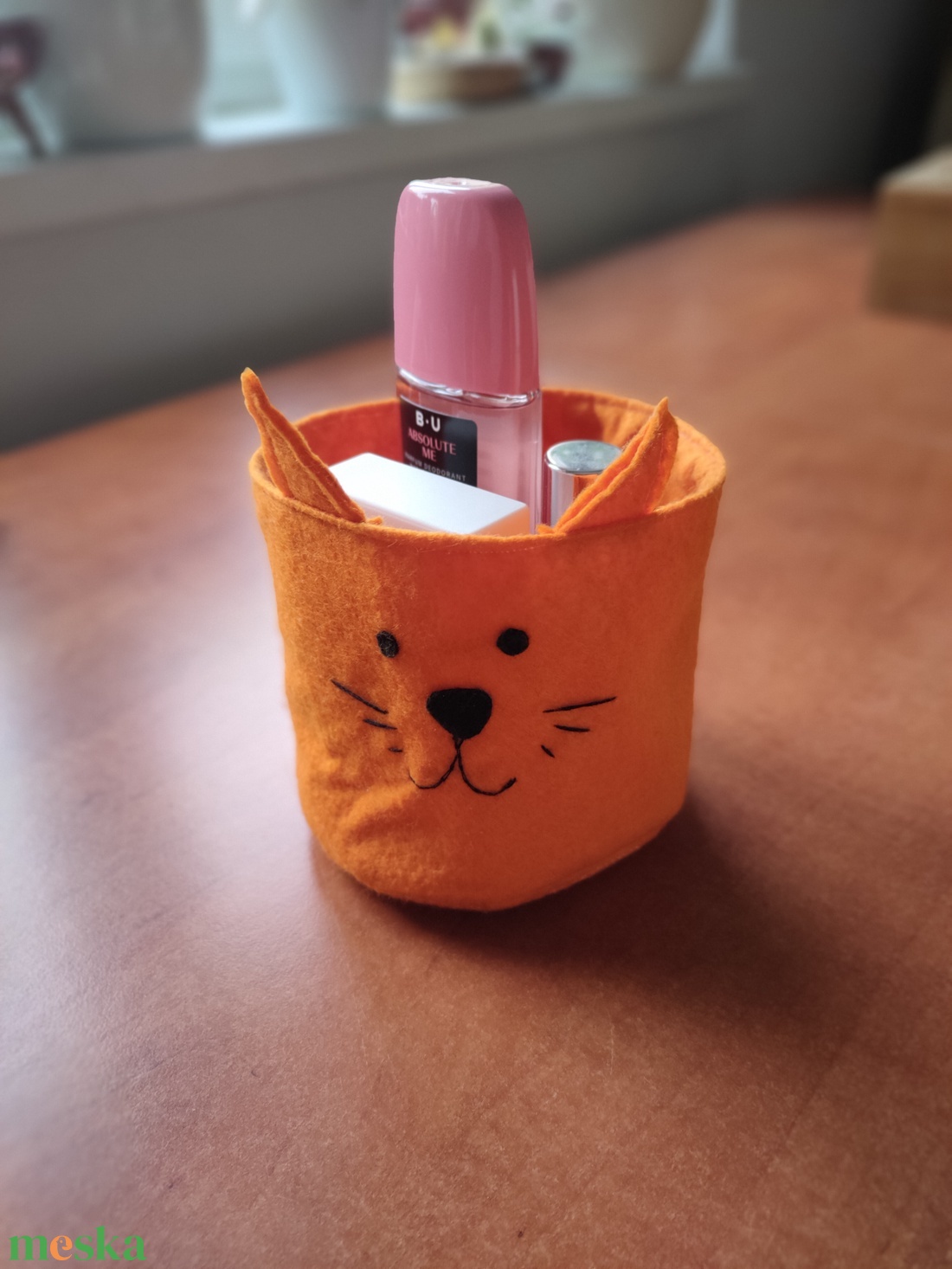 Filc kaspó - textil kaspó - kaspó takaró kosárka - állatos tároló - gyerekszobai dekoráció - állatos kosár - puha kaspó  - otthon & életmód - dekoráció - virágdísz és tartó - cserép & kaspó - Meska.hu