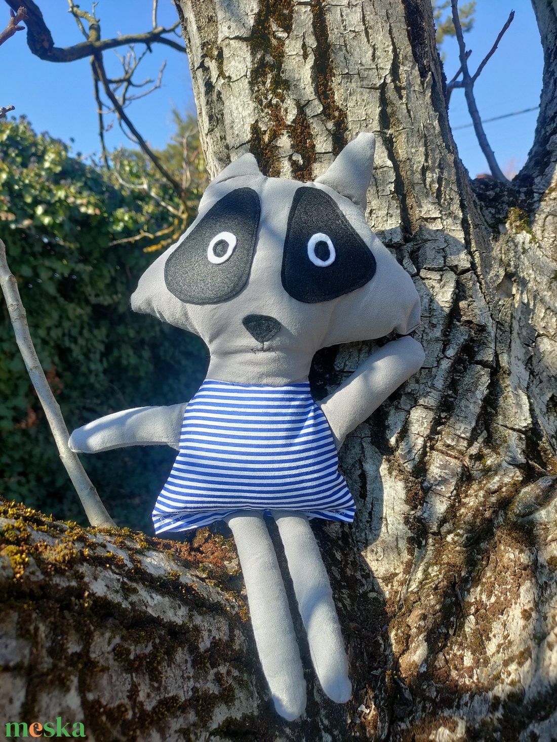 Mosómedve - Mosómaci állatfigura - Mosómedve figura - Textil játék figura - Puha Textil figura - játék & sport - plüssállat & játékfigura - maci - Meska.hu