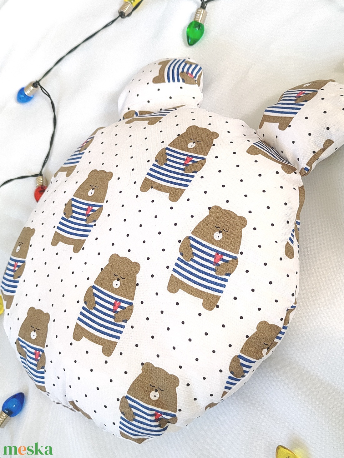 Maci formájú párna - Macifej - Mackó párna - Maci figura díszpárna - Textil mackó - Macis párna - gyerek párna  - medve - baba - mama - babaszoba dekoráció - gyerek díszpárna - Meska.hu