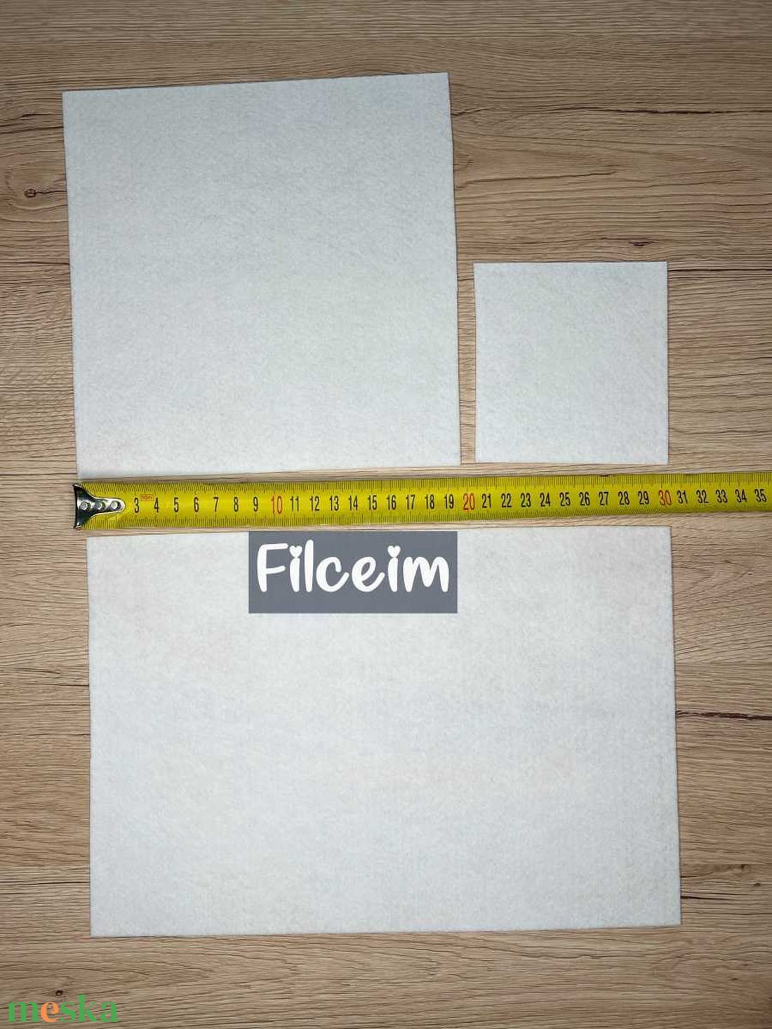 Koreai filclapok 20x30 cm-es kézműveskedéshez, csendes könyvhöz, könnyen varrható kézzel és géppel is , ragasztható - kellékek & szerszámok - méteráru - filc - Meska.hu