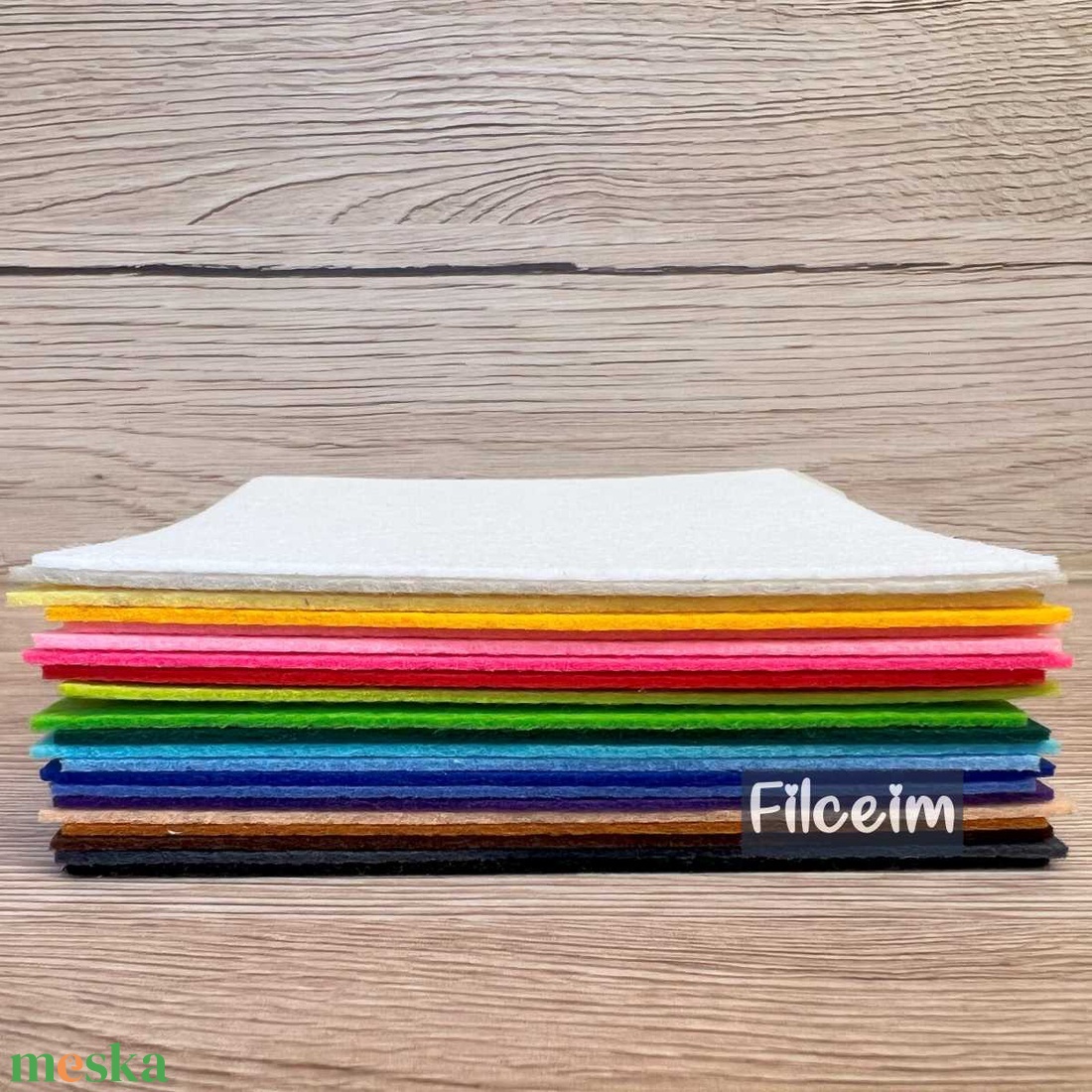 Koreai filclapok 20x30 cm-es kézműveskedéshez, csendes könyvhöz, könnyen varrható kézzel és géppel is , ragasztható - kellékek & szerszámok - méteráru - filc - Meska.hu
