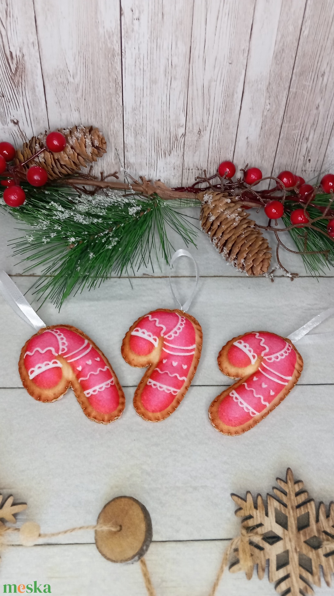 Filc karácsonyfadísz cukorpálcák - karácsony - karácsonyi lakásdekoráció - karácsonyfadíszek - Meska.hu Filc karácsonyfadísz cukorpálcák - karácsony - karácsonyi lakásdekoráció - karácsonyfadíszek - Meska.hu