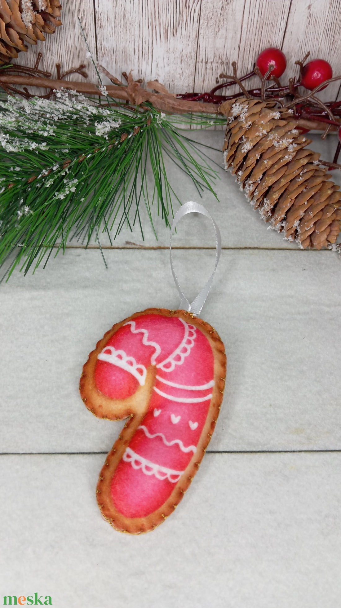 Filc karácsonyfadísz cukorpálcák - karácsony - karácsonyi lakásdekoráció - karácsonyfadíszek - Meska.hu Filc karácsonyfadísz cukorpálcák - karácsony - karácsonyi lakásdekoráció - karácsonyfadíszek - Meska.hu