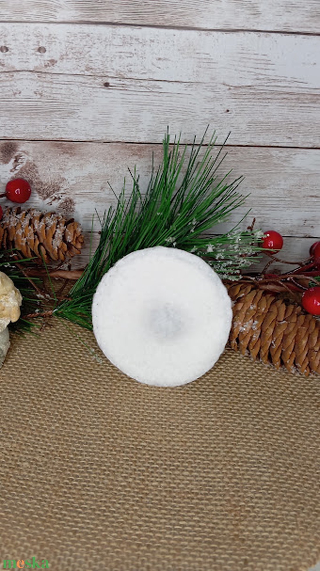 Óvó néninek- Karácsonyi hűtőmágnes - karácsony - karácsonyi lakásdekoráció - karácsonyi lakásdíszek - Meska.hu