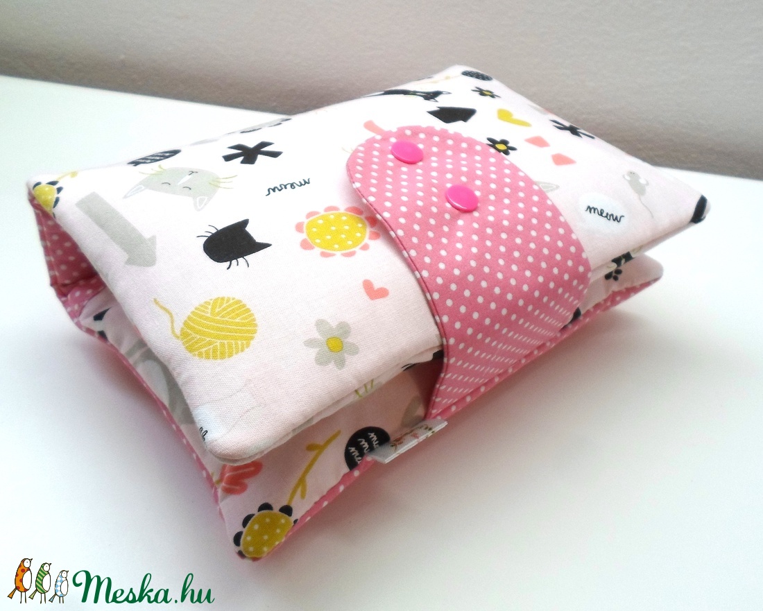 Cicás névreszóló pelenkarendező, pelenkatartó, pelenkázó táska -  - Meska.hu