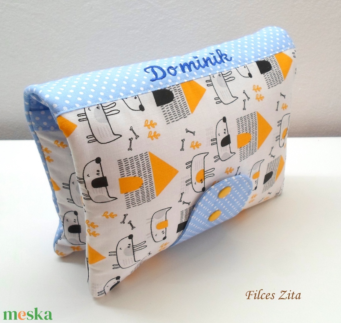 Kutyás névreszóló pelenkatáska - textil pelenkatok - táska & tok - pelenkatáska - pelenkatartó tok - Meska.hu Kutyás névreszóló pelenkatáska - textil pelenkatok - táska & tok - pelenkatáska - pelenkatartó tok - Meska.hu