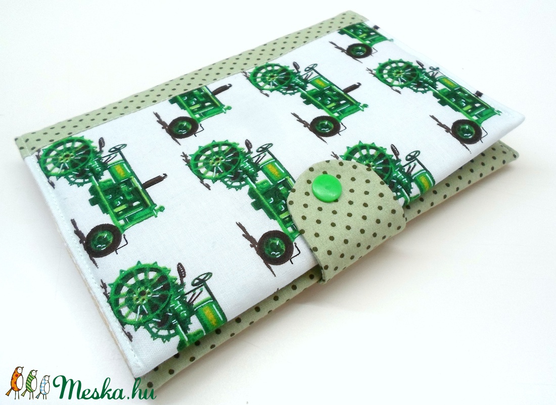 Traktoros egészségügyi kiskönyv borító - eü borító - John Deere  - otthon & életmód - papír, írószer - Meska.hu