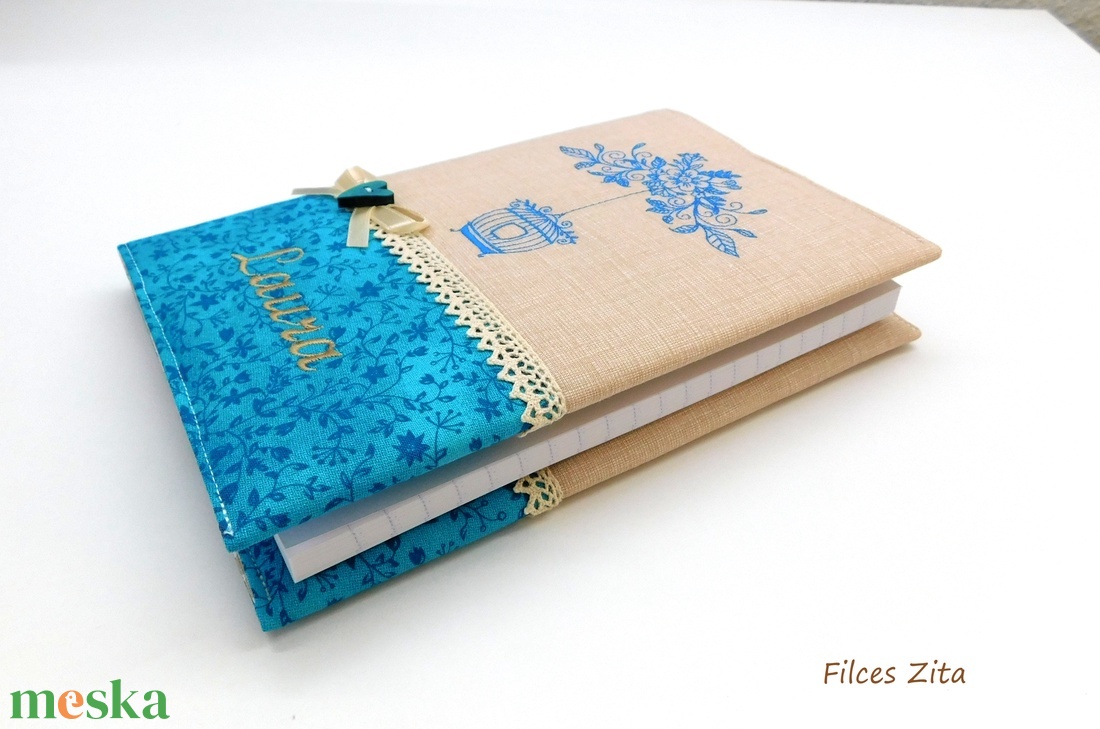 Vintage madárkalitkás napló / hímzett textil napló /hímzett jegyzetfüzet - otthon & életmód - papír, írószer - jegyzetfüzet & napló - Meska.hu Vintage madárkalitkás napló / hímzett textil napló /hímzett jegyzetfüzet - otthon & életmód - papír, írószer - jegyzetfüzet & napló - Meska.hu