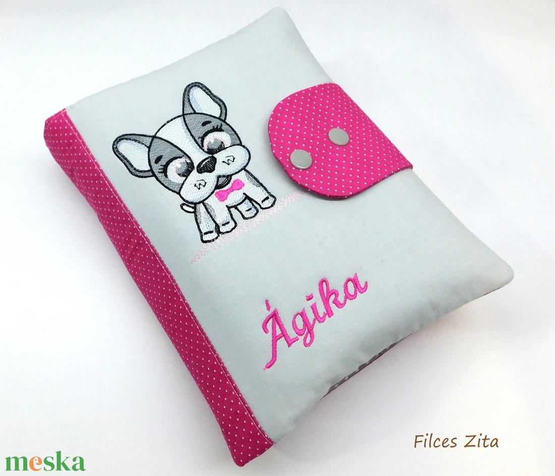 Francia bulldogos névreszóló pelenkatáska - hímzett textil pelenkatartó - táska & tok - pelenkatáska - pelenkatartó tok - Meska.hu Francia bulldogos névreszóló pelenkatáska - hímzett textil pelenkatartó - táska & tok - pelenkatáska - pelenkatartó tok - Meska.hu