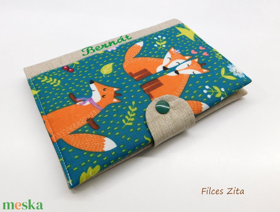 Rókás egészségügyi kiskönyv borító - textil eü borító hímzett névvel - otthon & életmód - papír, írószer - egészségügyi kiskönyv borító - Meska.hu Rókás egészségügyi kiskönyv borító - textil eü borító hímzett névvel - otthon & életmód - papír, írószer - egészségügyi kiskönyv borító - Meska.hu