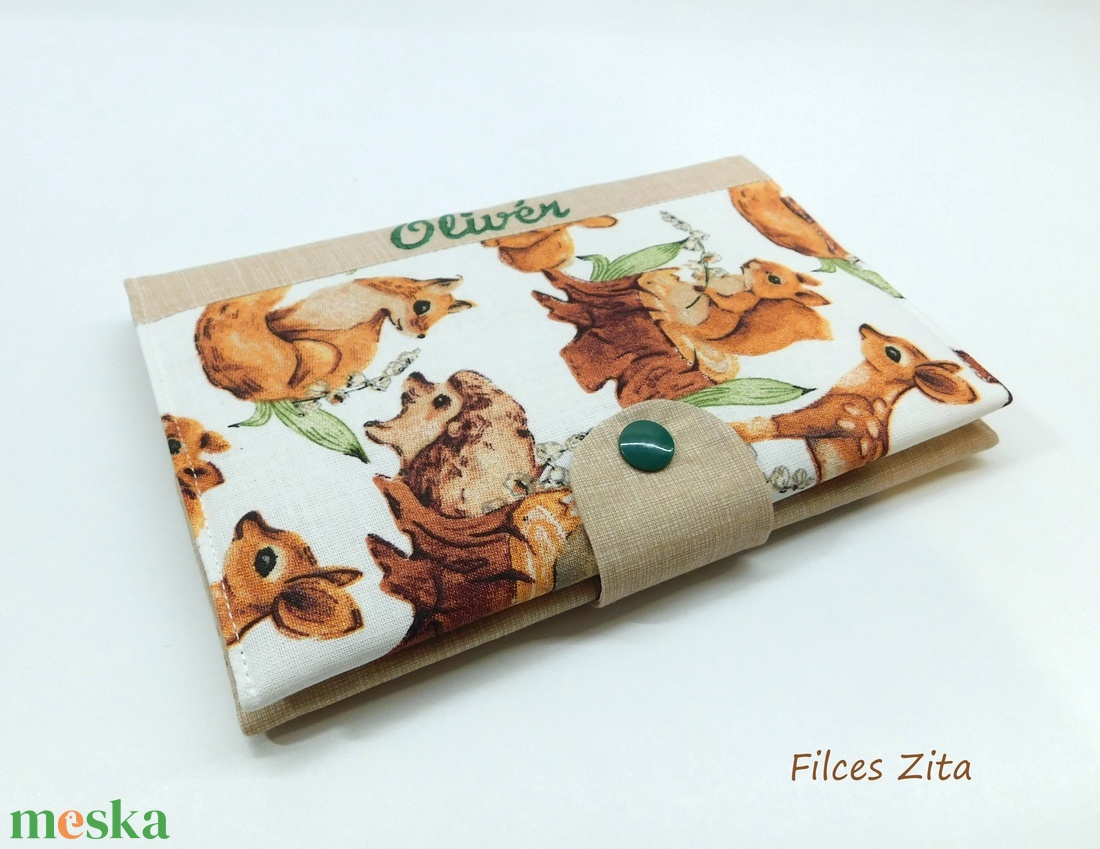 Erdei állatos egészségügyi kiskönyv borító névhímzéssel - eü textil borító névvel - otthon & életmód - papír, írószer - egészségügyi kiskönyv borító - Meska.hu Erdei állatos egészségügyi kiskönyv borító névhímzéssel - eü textil borító névvel - otthon & életmód - papír, írószer - egészségügyi kiskönyv borító - Meska.hu