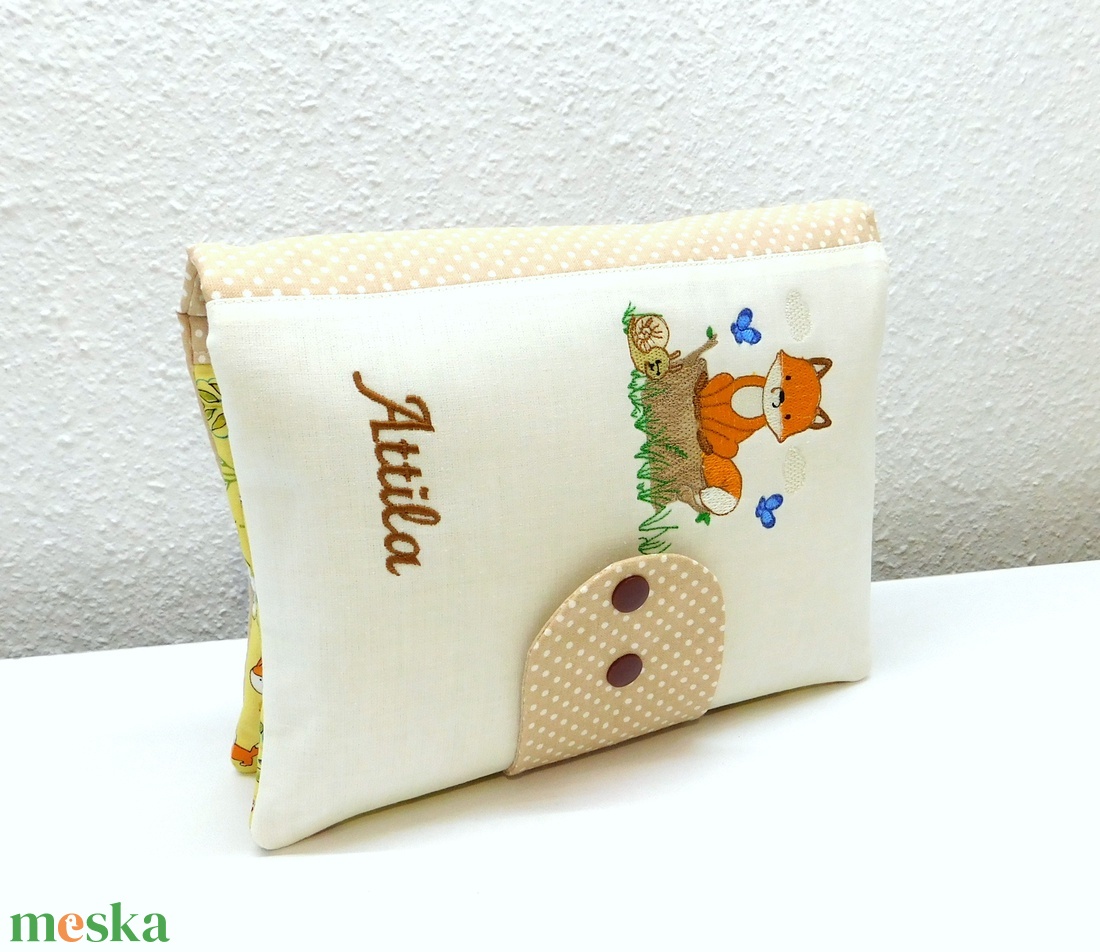 Rókás pelenkatáska / hímzett textil pelenkatartó tok névhímzéssel - táska & tok - pelenkatáska - pelenkatartó tok - Meska.hu Rókás pelenkatáska / hímzett textil pelenkatartó tok névhímzéssel - táska & tok - pelenkatáska - pelenkatartó tok - Meska.hu