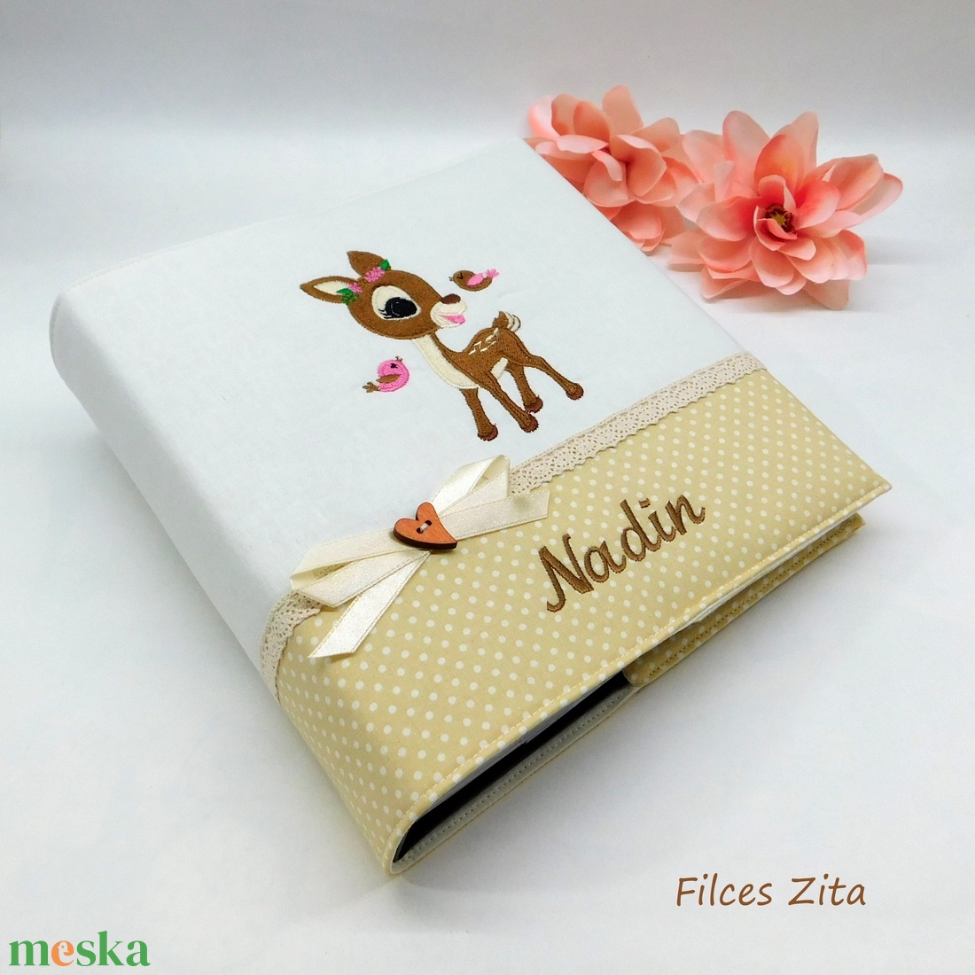 Bambis őzikés baba fotóalbum hímzett névvel - egyed babaalbum - otthon & életmód - papír, írószer - album & fotóalbum - Meska.hu Bambis őzikés baba fotóalbum hímzett névvel - egyed babaalbum - otthon & életmód - papír, írószer - album & fotóalbum - Meska.hu