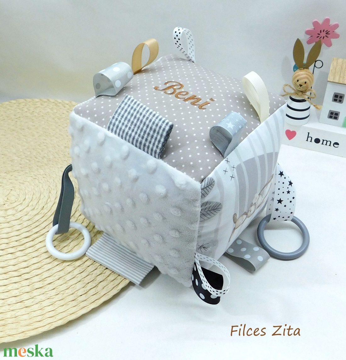 Babalátogató ajándékcsomag - erdei állatos babaköszöntő szett  - játék & sport - babalátogató ajándékcsomag - Meska.hu