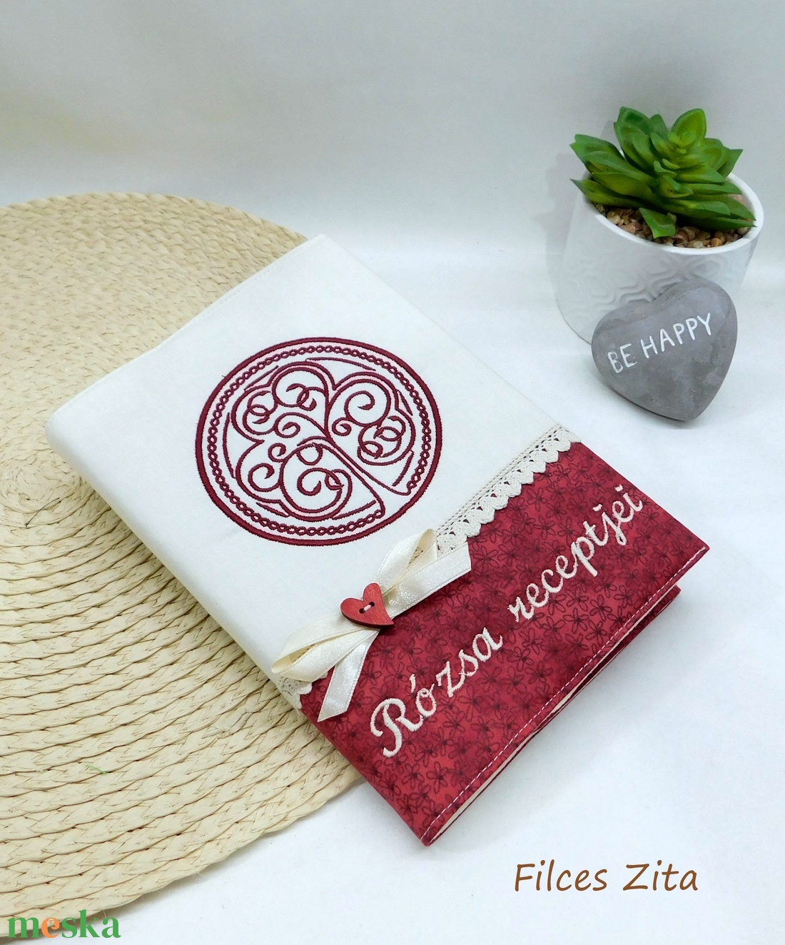 Életfa - egyedi hímzett napló névvel   - otthon & életmód - papír, írószer - jegyzetfüzet & napló - Meska.hu